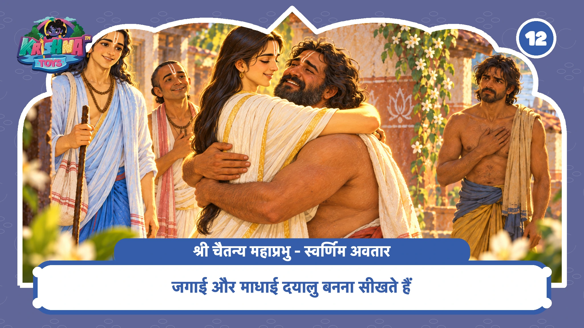 जगाई और माधाई दयालु बनना सीखते हैं