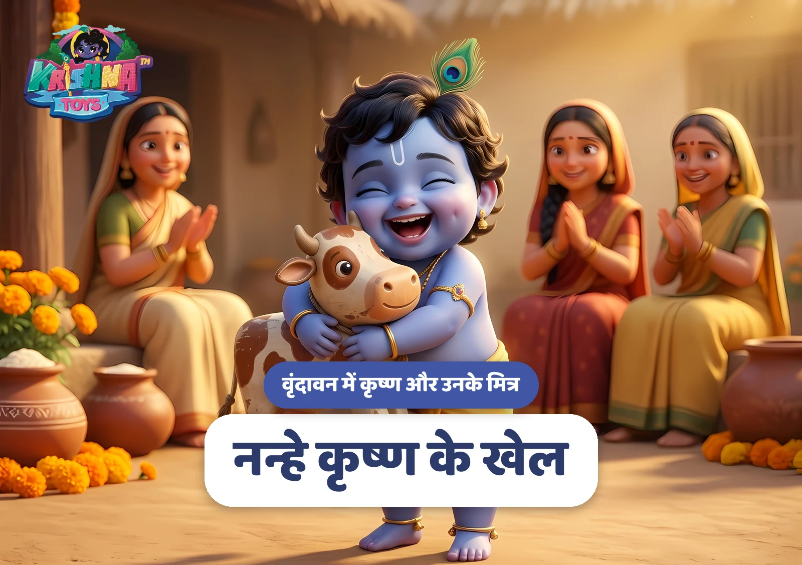 नन्हे कृष्ण के खेल