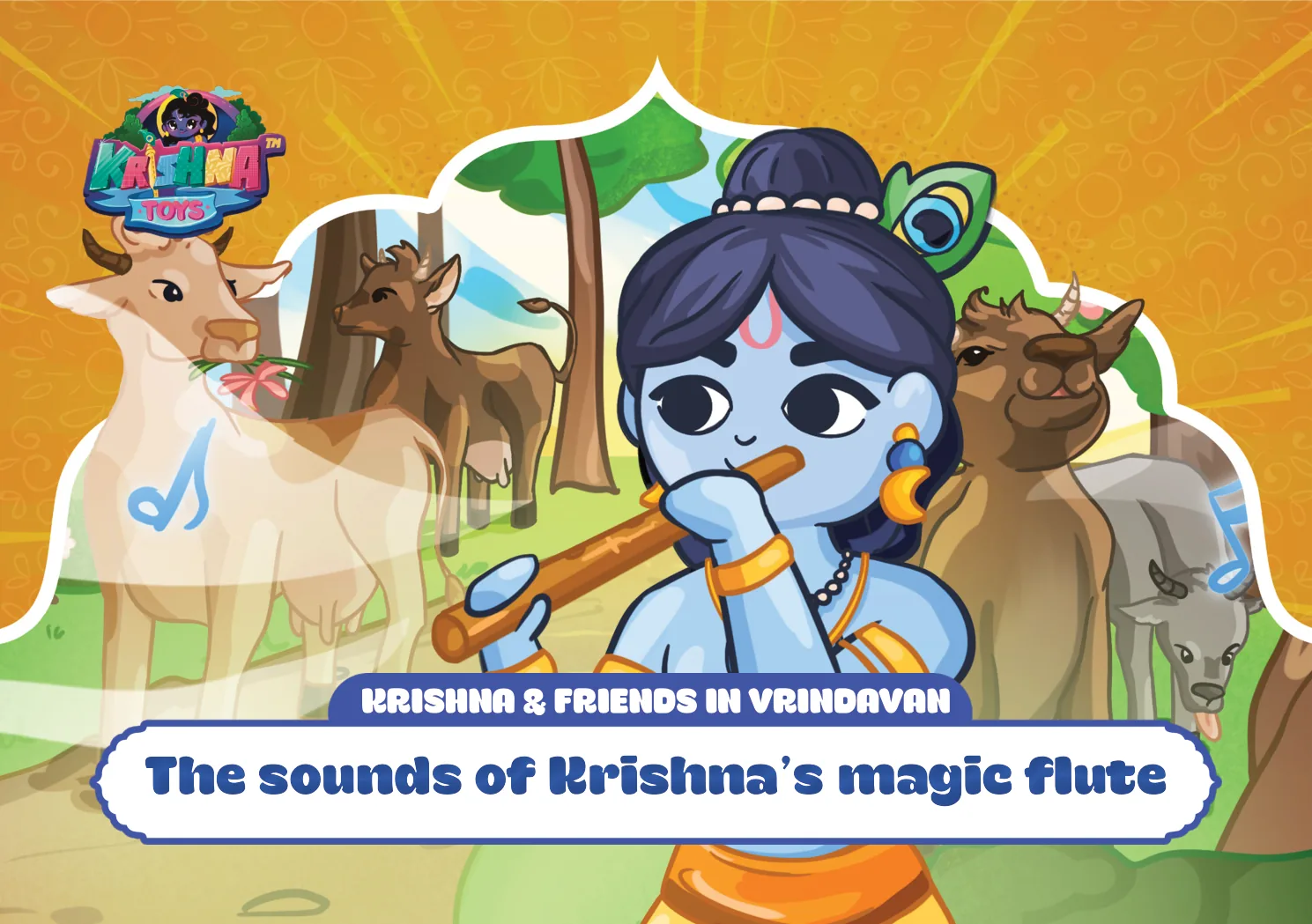 The sounds of Krishna’s magic flute