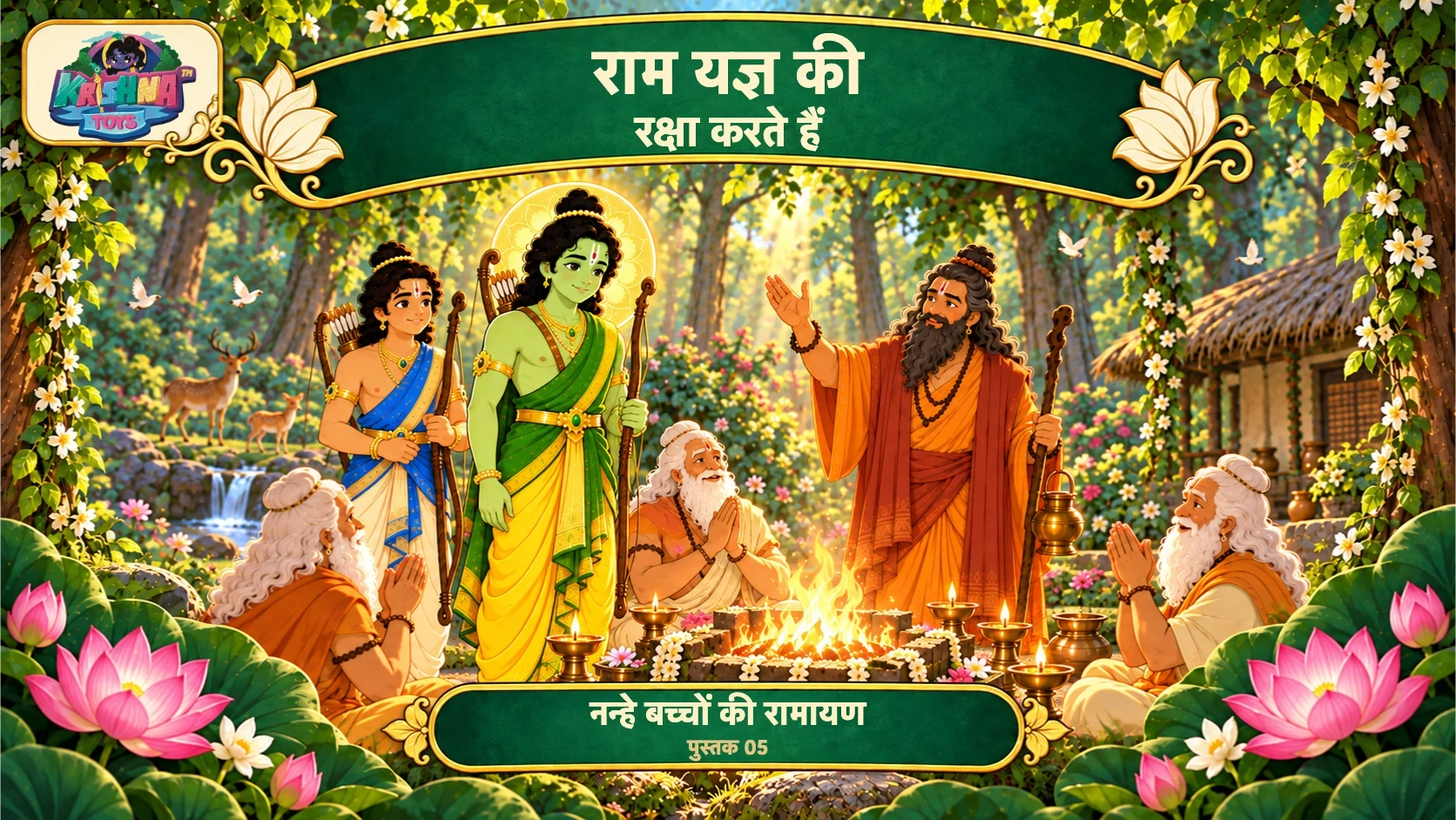 राम यज्ञ की रक्षा करते हैं